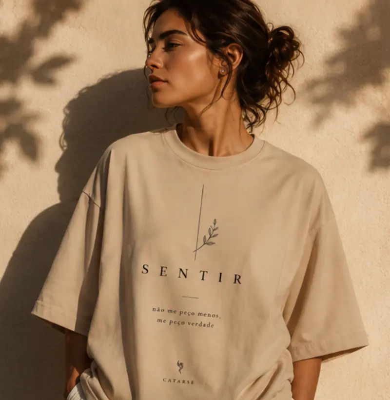 SENTIR — não me peço menos, me peço verdade • Coleção Íntima