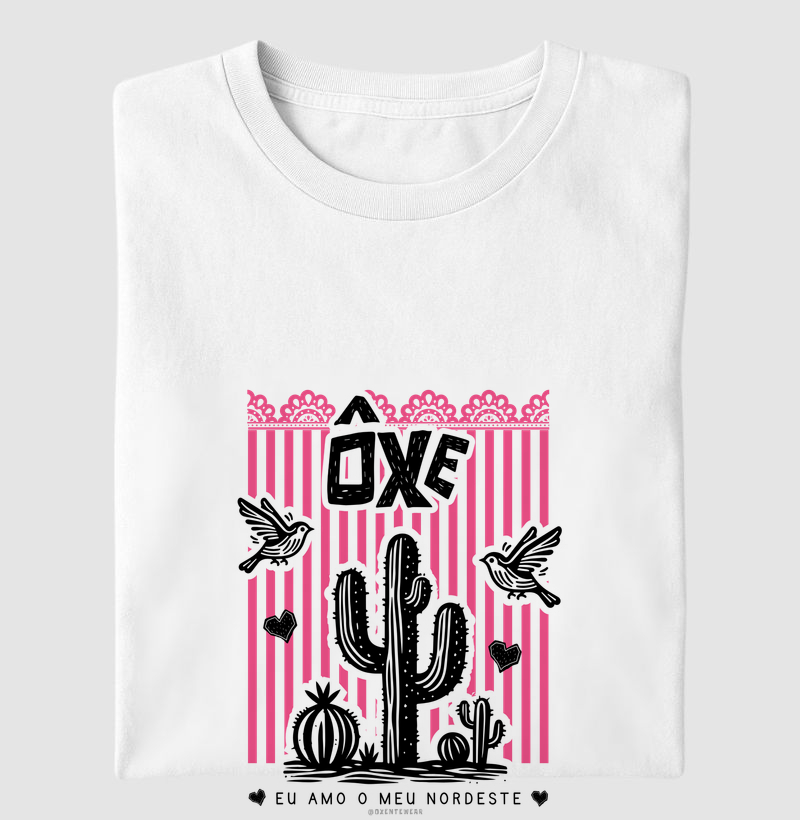 Camiseta "Oxe" - Rosa | OxenteWear