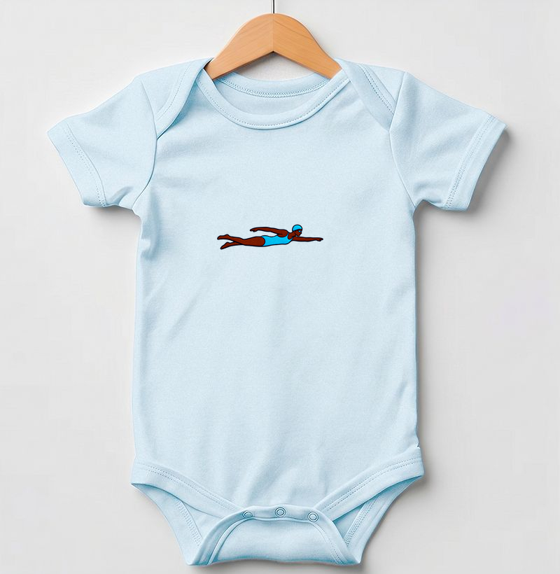 Body Infantil Natação - Nadadora Crawl (2) - Body Infantil