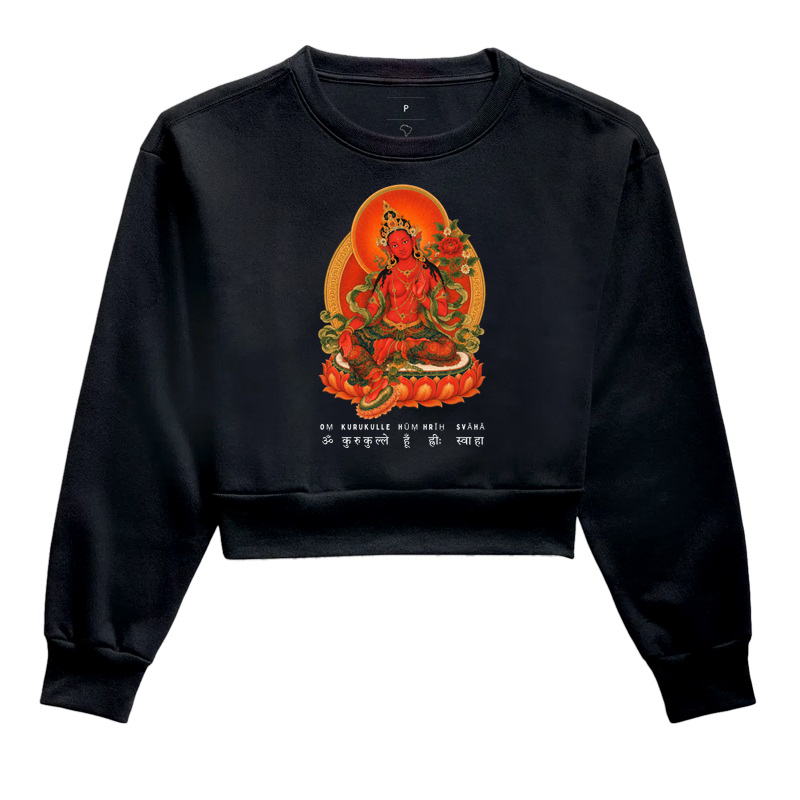 TARA VERMELHA · KURUKULLĀ - Cropped Moletom