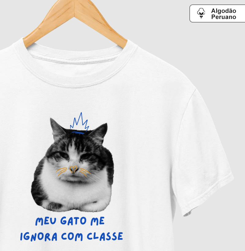 Camiseta Meu Gato Me Ignora