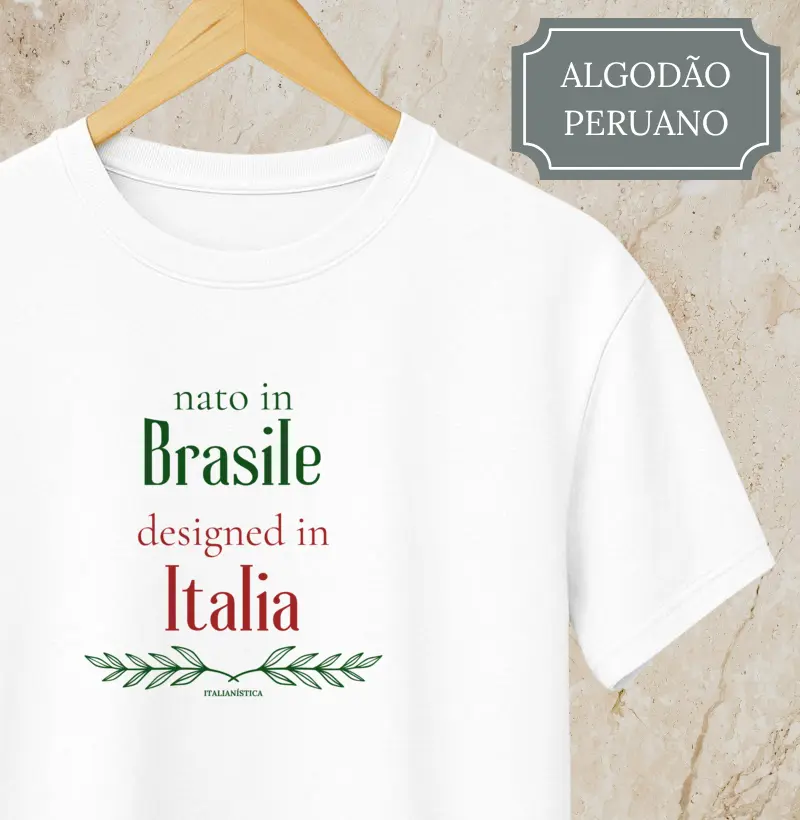 Nascido no Brasil, com design italiano