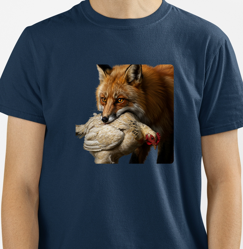 Camiseta Raposa>Galo