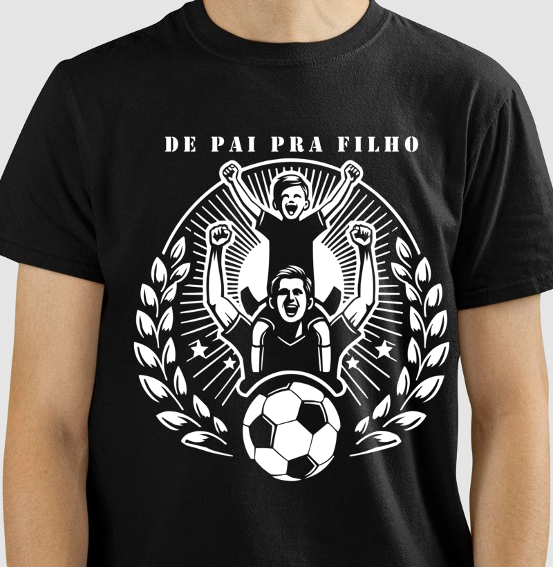 Camiseta De Pai Pra Filho - Branca
