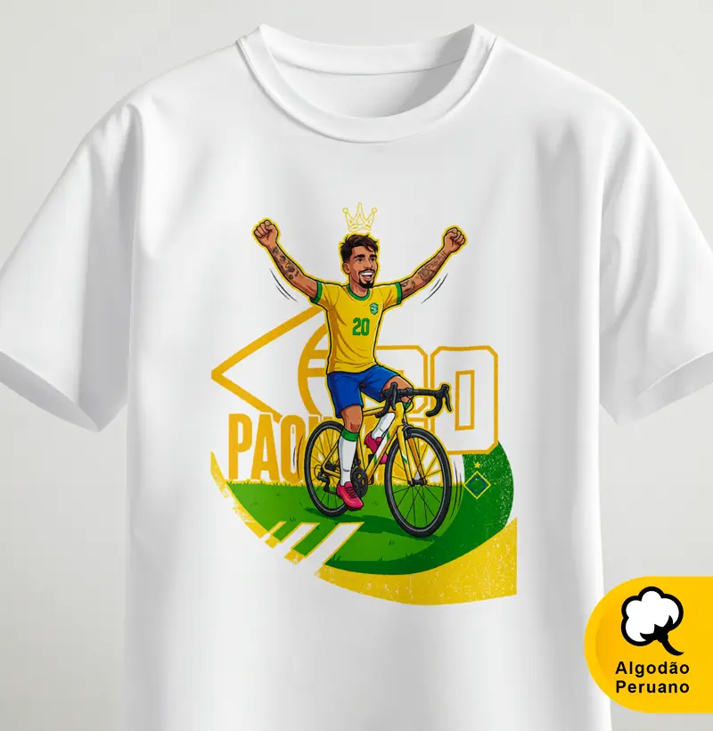 Lucas Paquetá pedalando