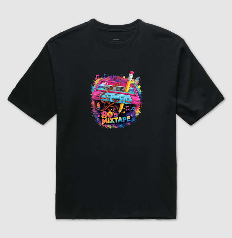 Camiseta Mix Tape Retro
