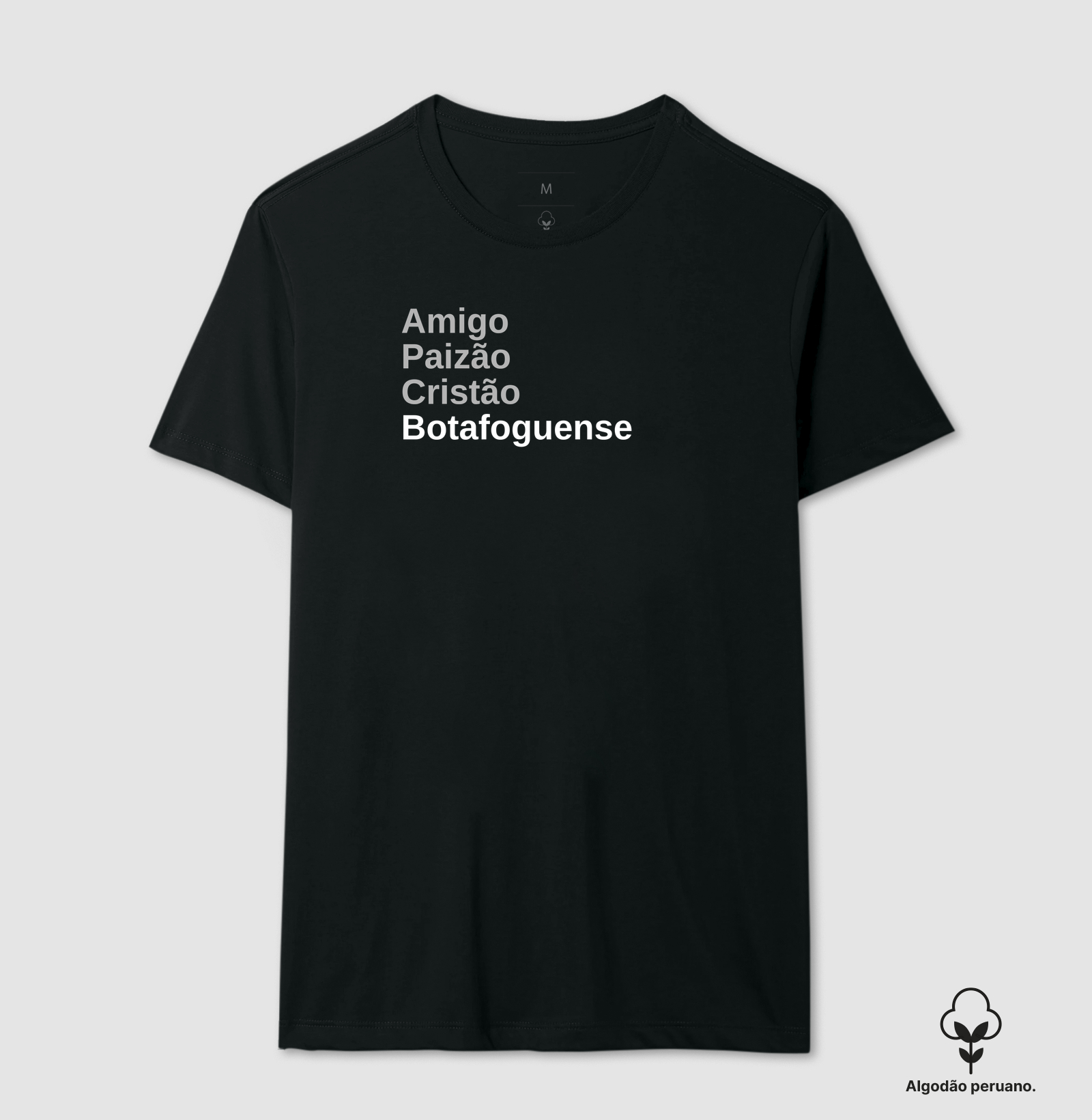 Camiseta (algodão Peruano) Pai Botafoguense