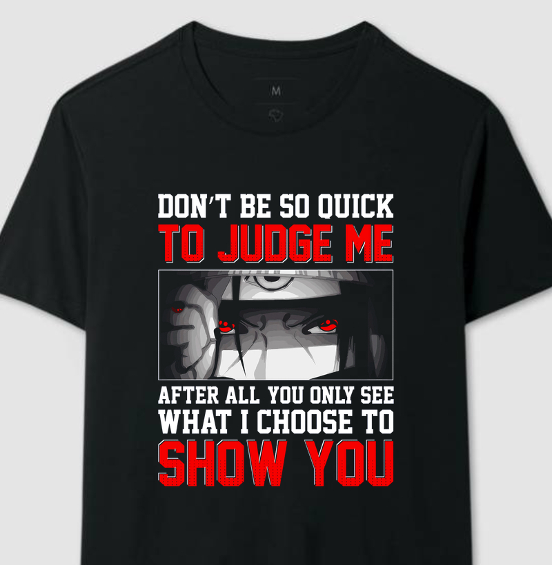 Camiseta - Itachi Julgamento