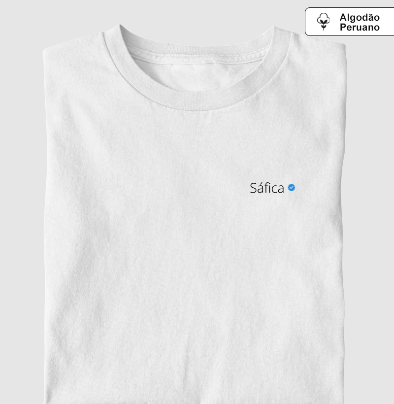 Sáfica verificada (selo azul)