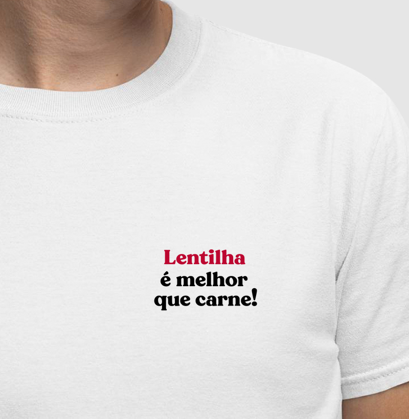 Lentilha é melhor que carne! (Minimal)