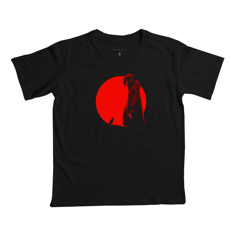 Itachi Lua Escarlate - Camiseta Infantil