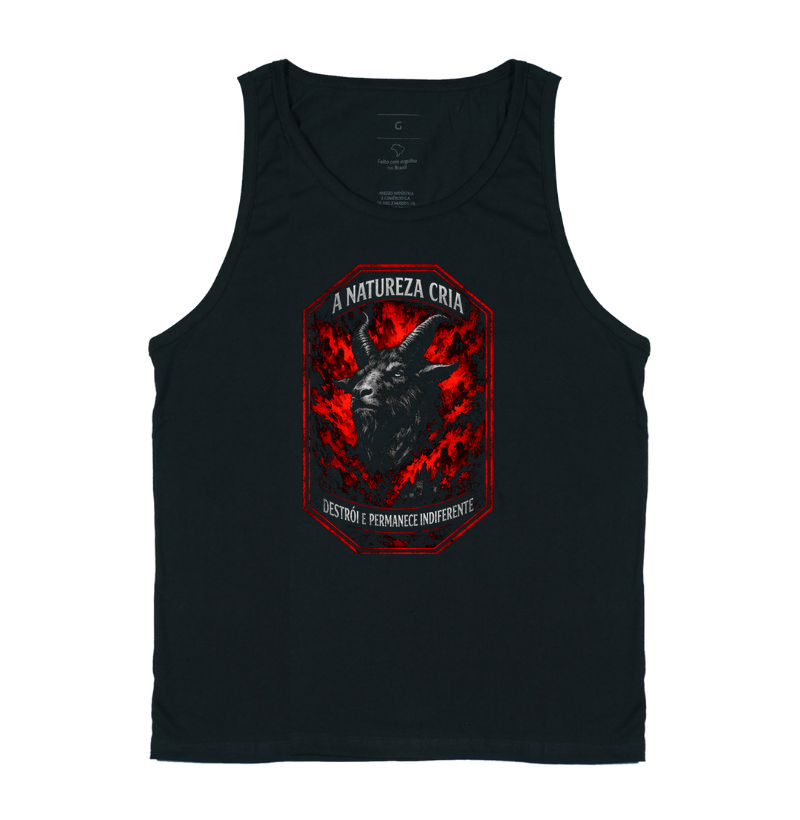 A natureza cria, destroi e permanece indiferente.