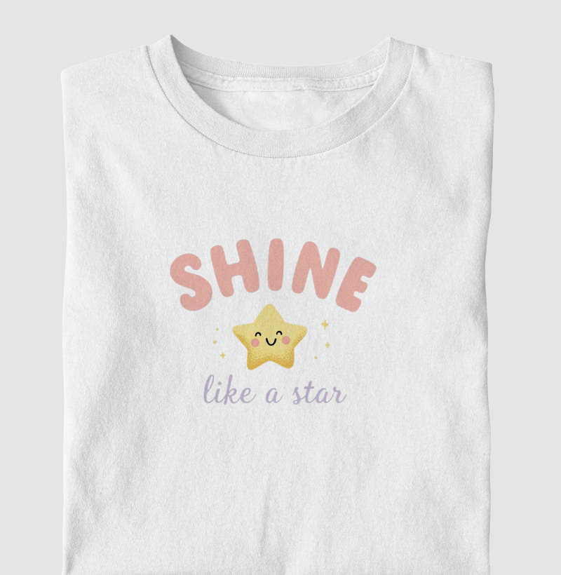 Camiseta Infantil Shine Like a Star