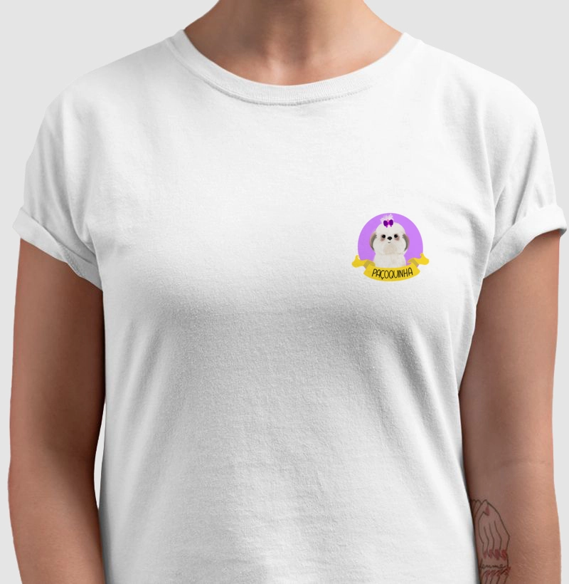 Paçoquinha - Fundo Lilás - Bolso