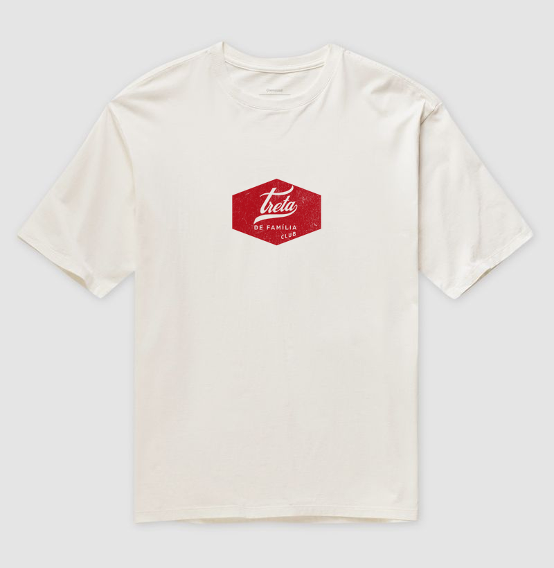 Treta de Família Club - Camiseta Oversized Premium 