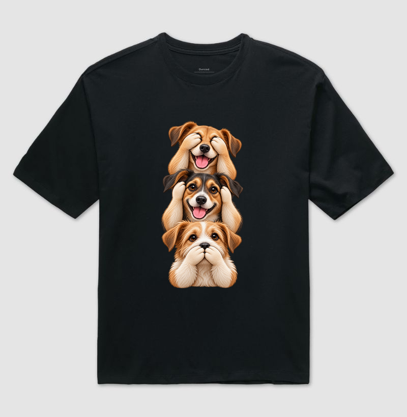 Ver, ouvir e falar versão SRD - Camiseta Oversized
