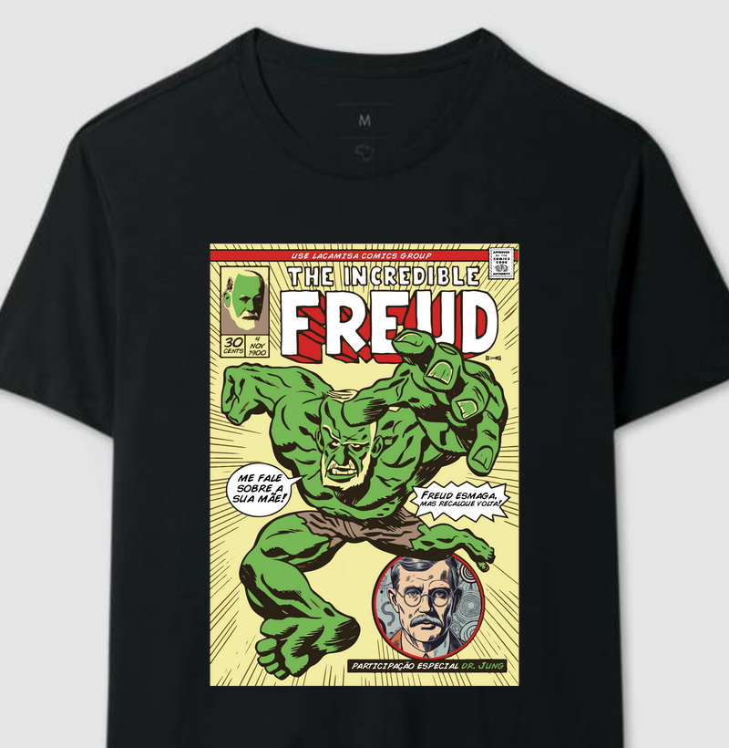 Freud em quadrinhos - psicanálise (Freud Hulk)