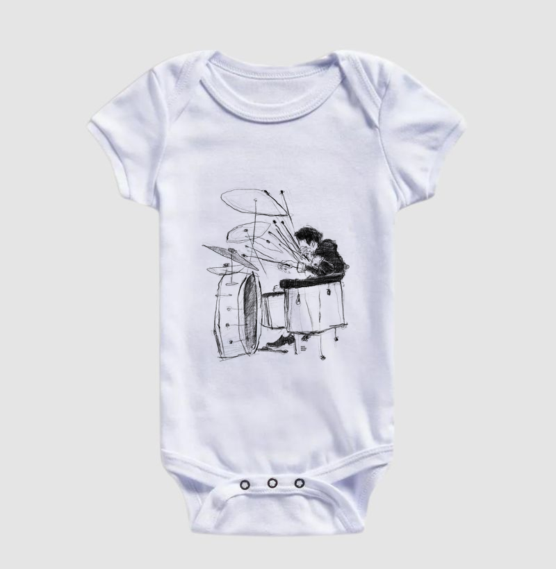 Baterista JazzBlues - Body Infantil