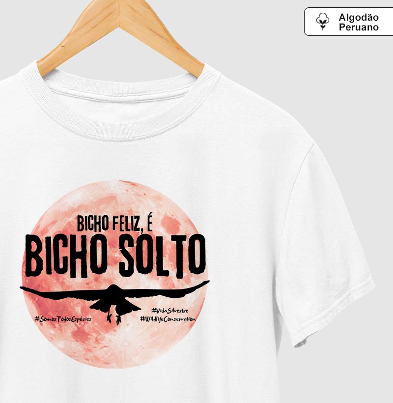 Camiseta Algodão Peruano Bicho Solto
