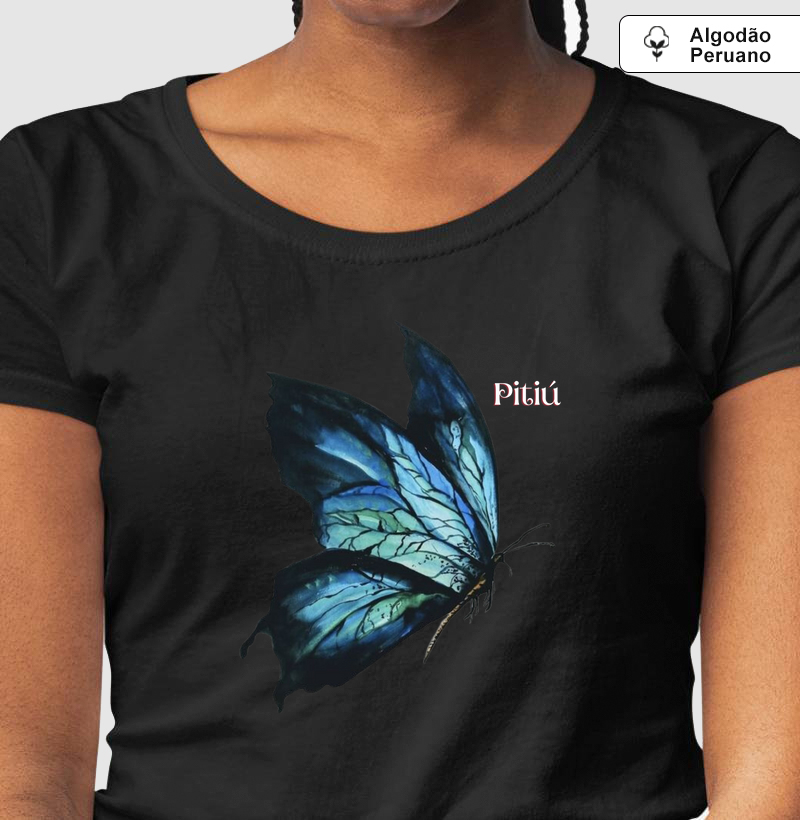 A liberdade nas asas de uma borboleta.