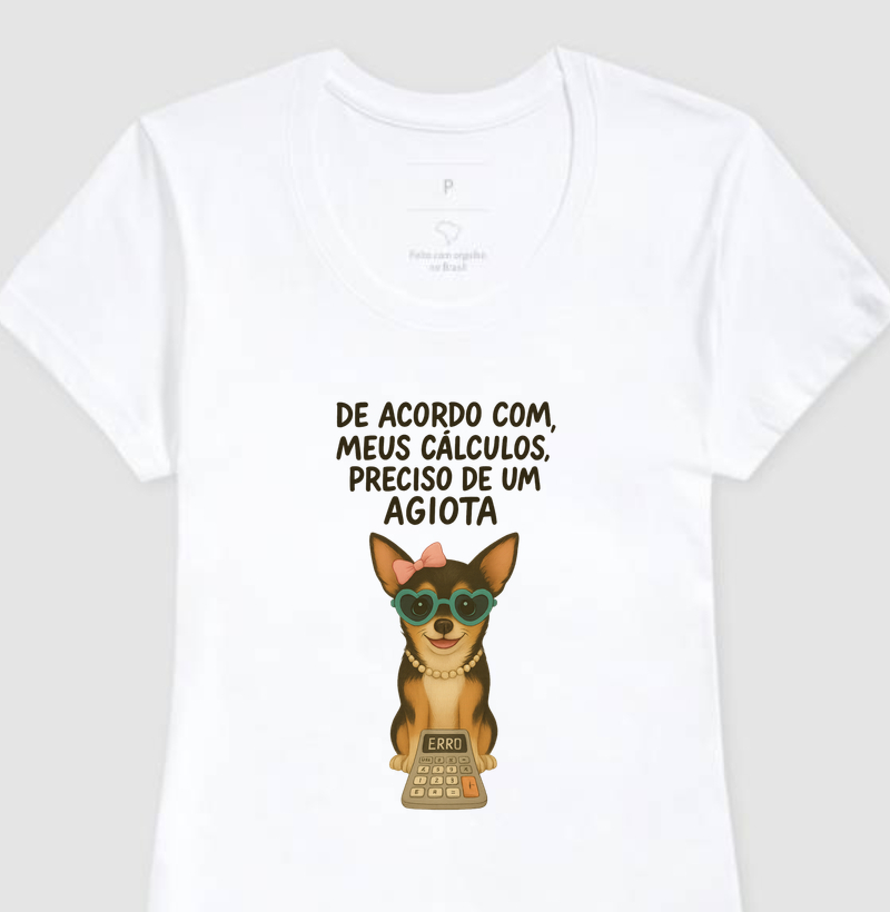 De acordo com meus cálculos...
