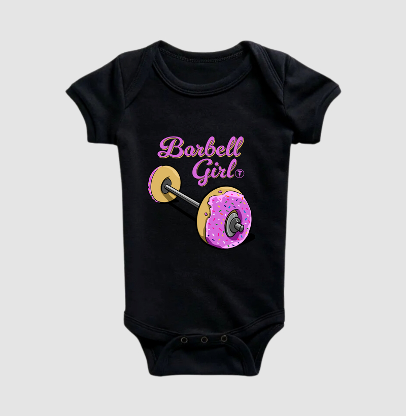 Body Bebê Barbell Girl