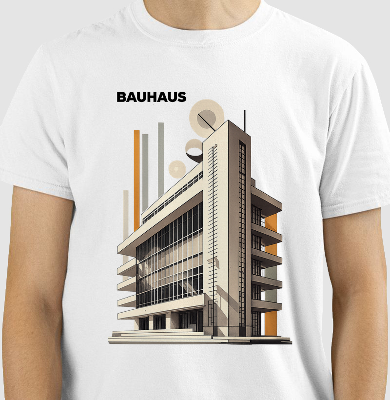 Camiseta Bauhaus Dessau Walter Gropius Arquitetura 