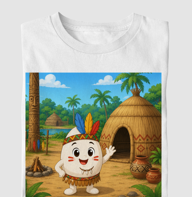 Egg Geo - Amazônia - Camiseta Infantil