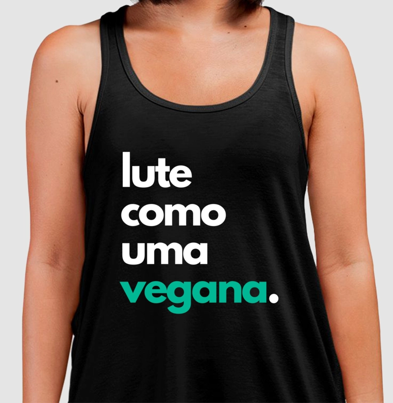 lute como uma vegana