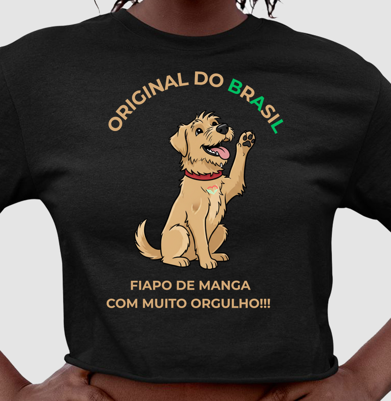 Original do BRASIL: FIAPO DE MANGA com orgulho! Cropped