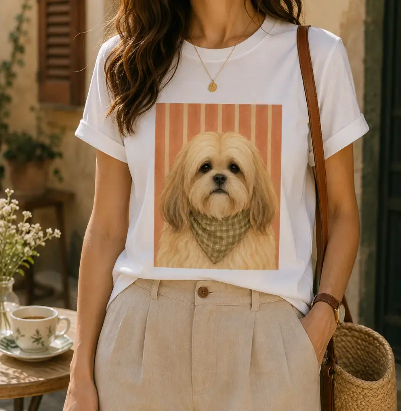 Lhasa Apso - Gentle Paws - Camiseta