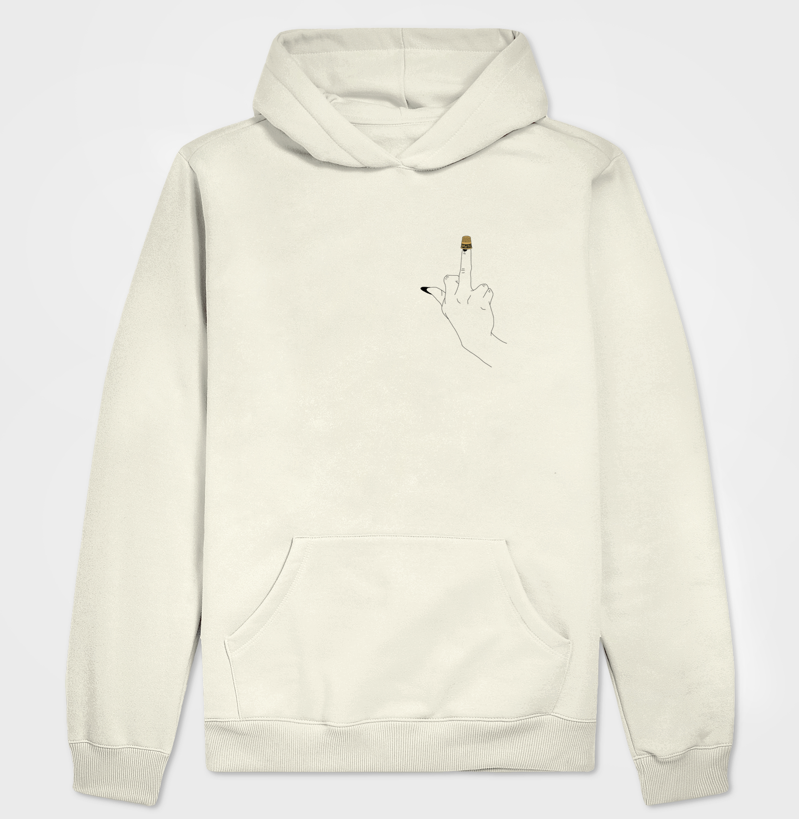 Moletom Hoodie dedo com dedal
