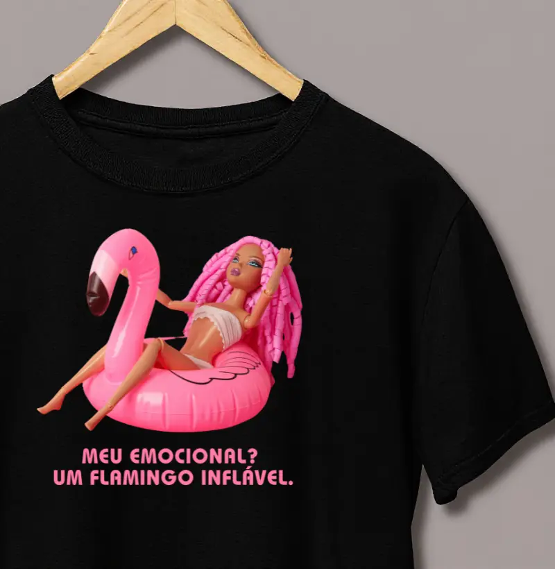Meu Emocional? Um Flamingo Inflável