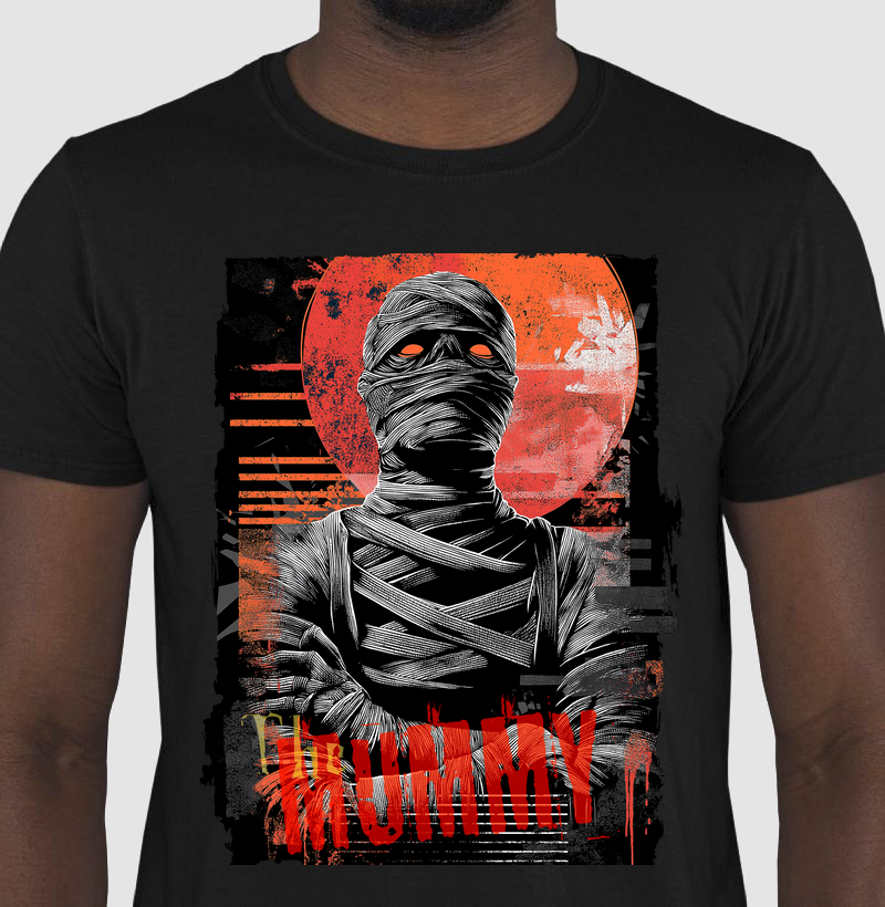 Camiseta A Múmia - Horror Clássico e Monstros da Universal | Exílio Röck