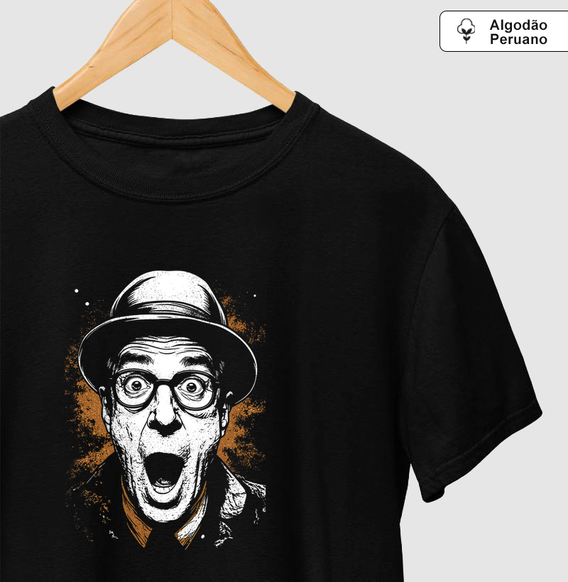 Camiseta Algodão Peruano Expressão do Impacto - Camiseta Algodão Peruano