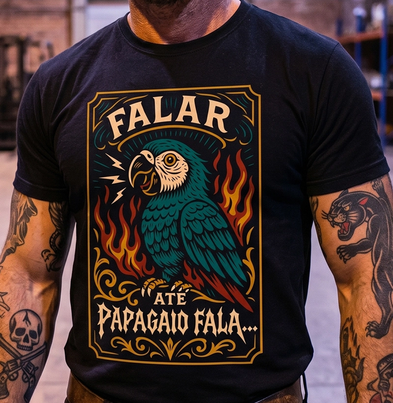 Falar ate papagaio fala