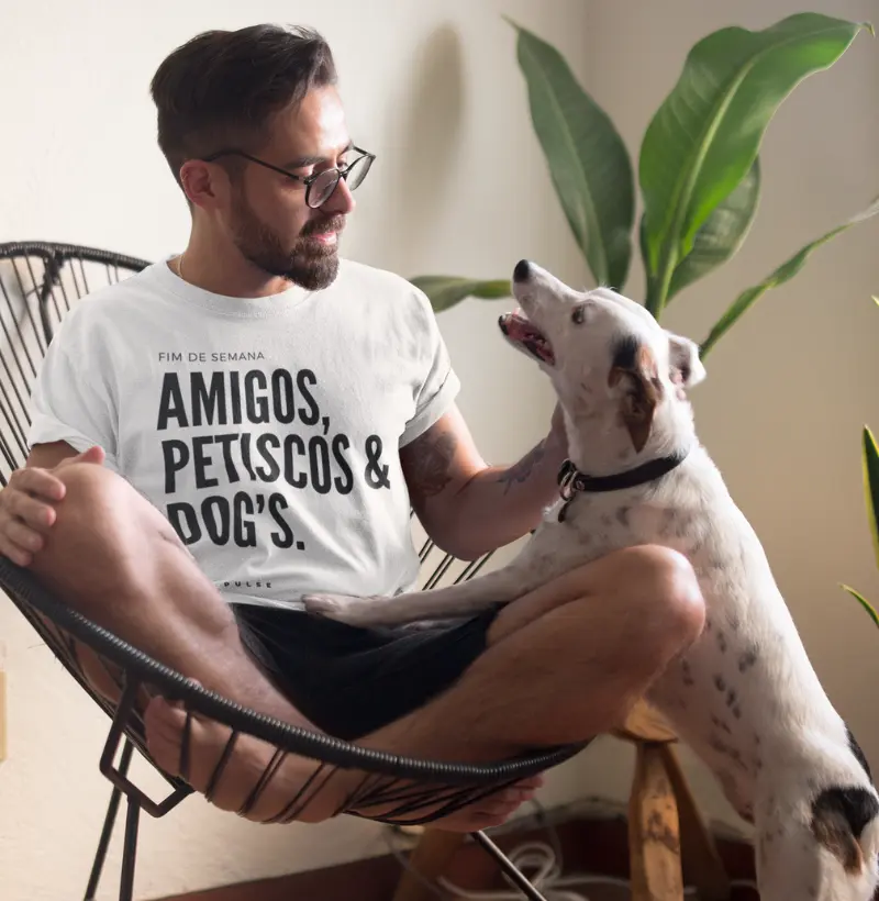 Camiseta Dog Pulse Pawsitivity Collection FDS – Weekend Vibes