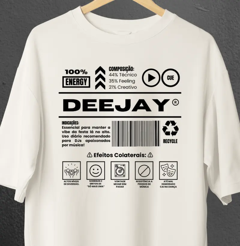 DJ: Uso contínuo pode causar efeitos colaterais!