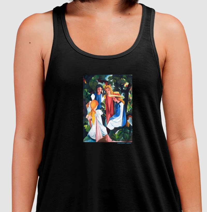 QUATRO GAROTAS (1912–1914) por August Macke.