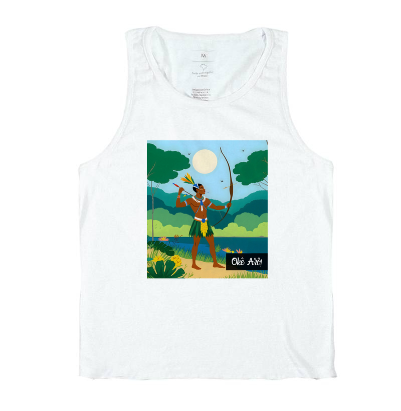 Camiseta Regata - Oxóssi - Pintura 1