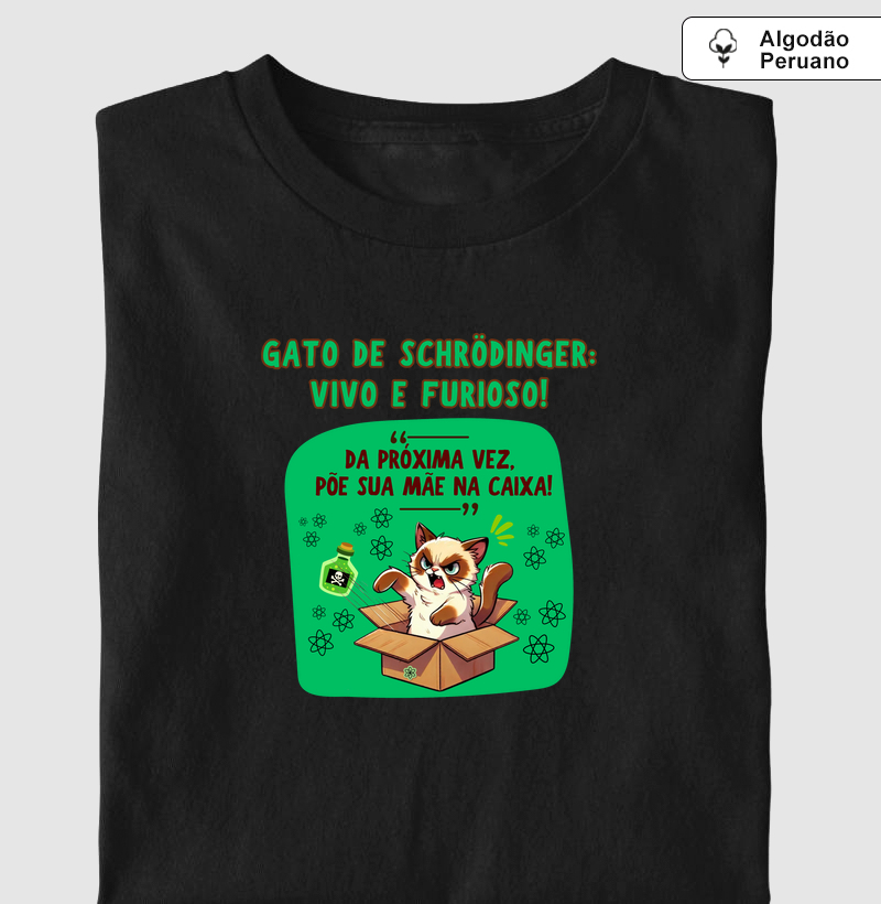 Gato de Schrödinger: Vivo e furioso!