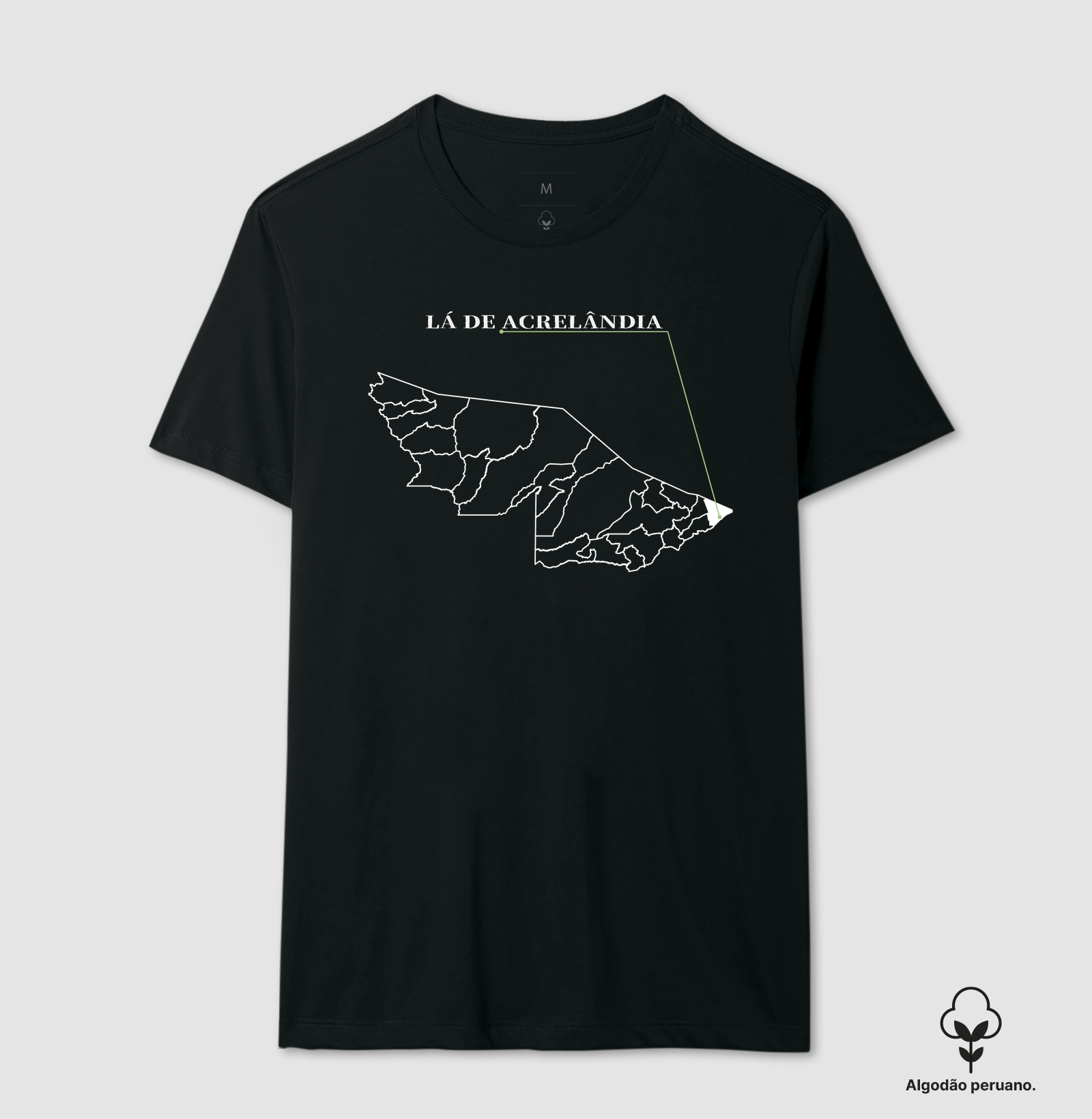Acrelândia | Origem AC - Camiseta Algodão Peruano