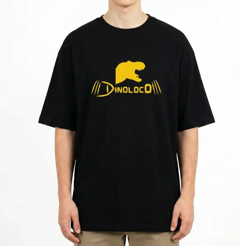 Camiseta Dinossauro Dinoloco Oficial Algodão Premium