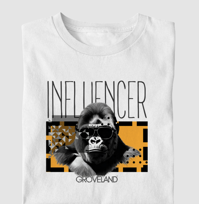 CAMISETA GORILLA INFLUENCER CORES