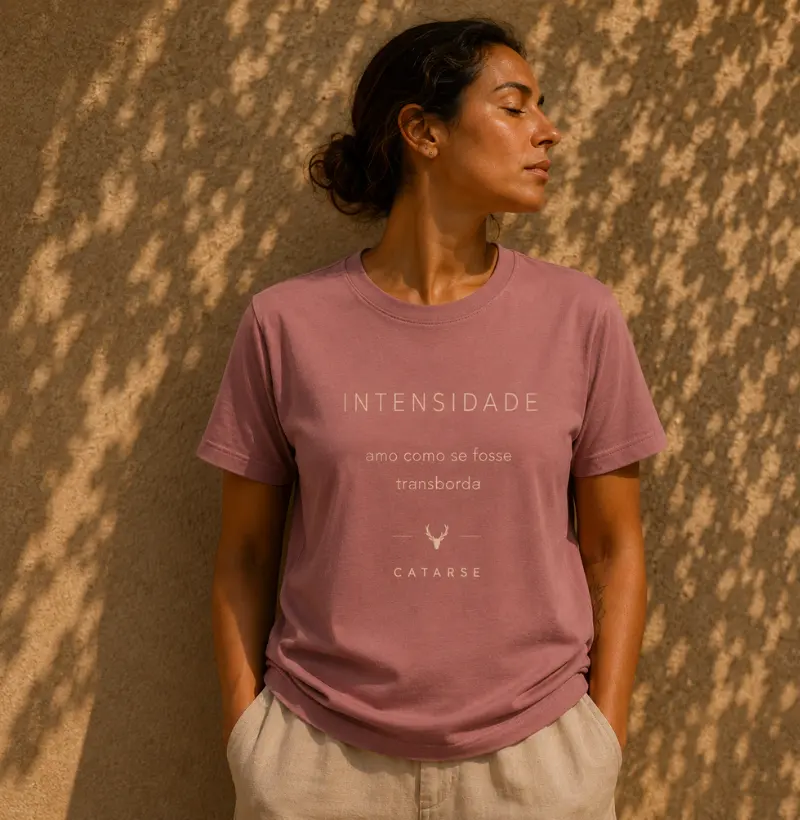 INTENSIDADE — “amo como se fosse transbordo”