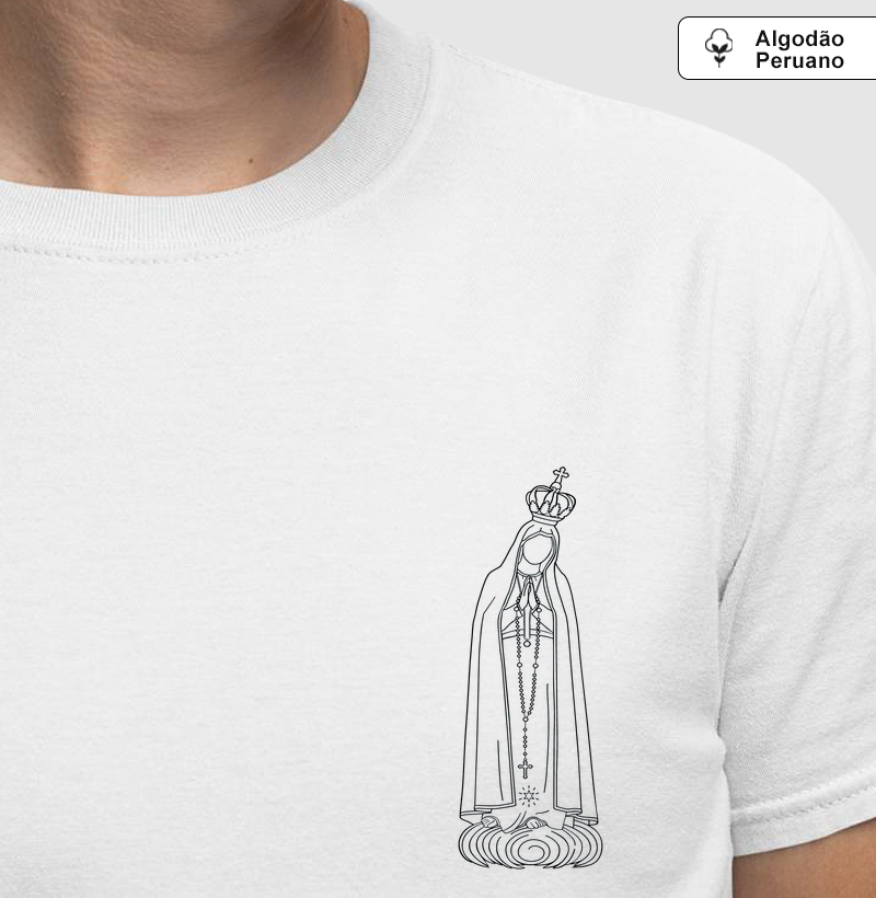 Nossa Senhora de Fátima - Algodão Peruano (Premium)