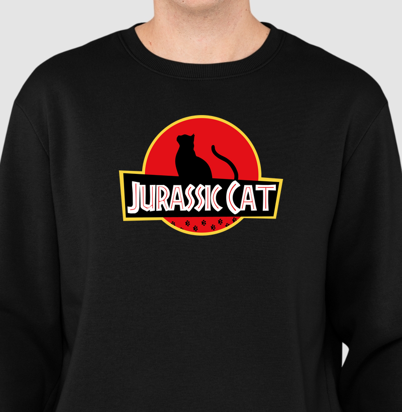 Suéter Moletom Jurassic Cat