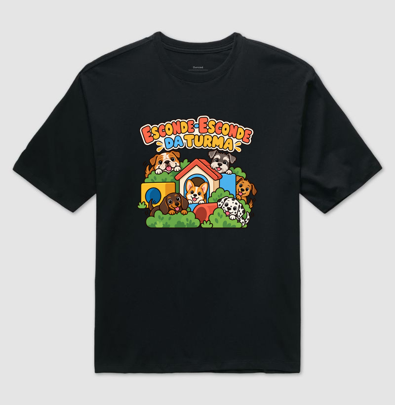 Esconde-esconde - Camiseta Oversized