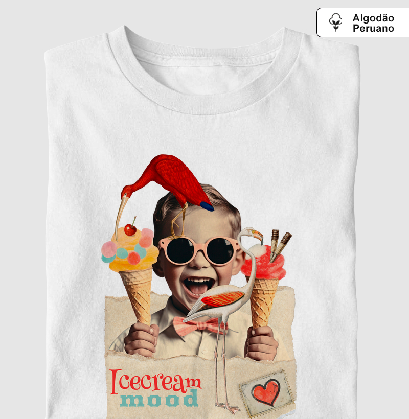 Colagens - Ice Cream Mood - Algodão Peruano