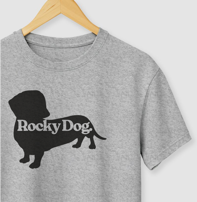 Camiseta Rocky Dog Dachshund Salsicha